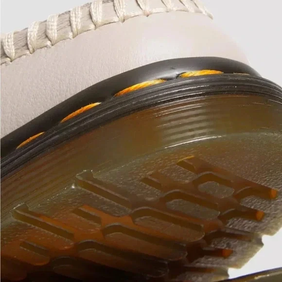 Dr. Martens Adrian Leather Tassle Loafers NWT/NWB | Vintage Taupe - Size 10 - Picture 3 of 14